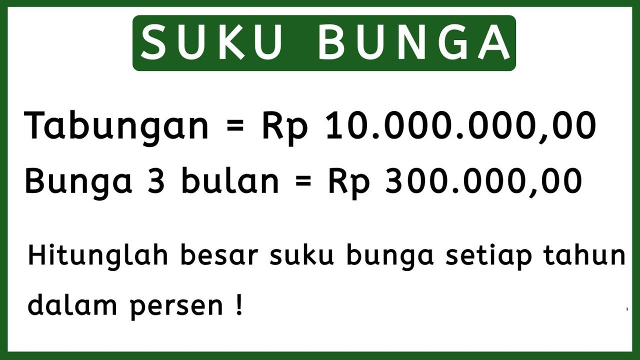 Analisis Suku Bunga Perbankan, Cara Bank Menghitung Harga Uang Nasabah